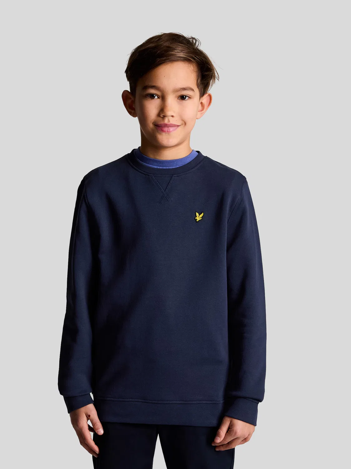 Толстовка Lyle & Scott, Navy — фото 4