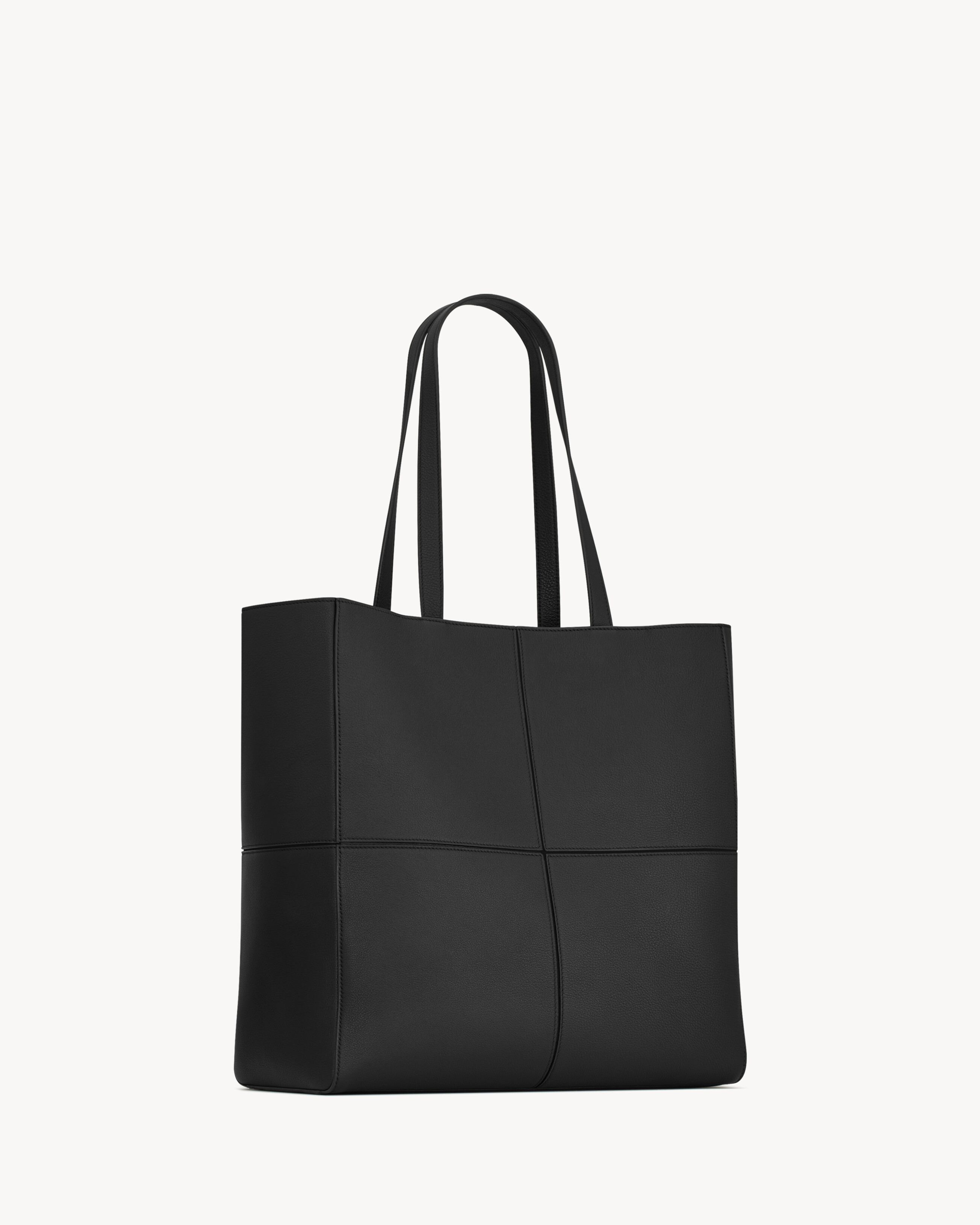 Сумка-тоут SAINT LAURENT PARIS 4 CARRE из кожи, оранжевый — фото 4