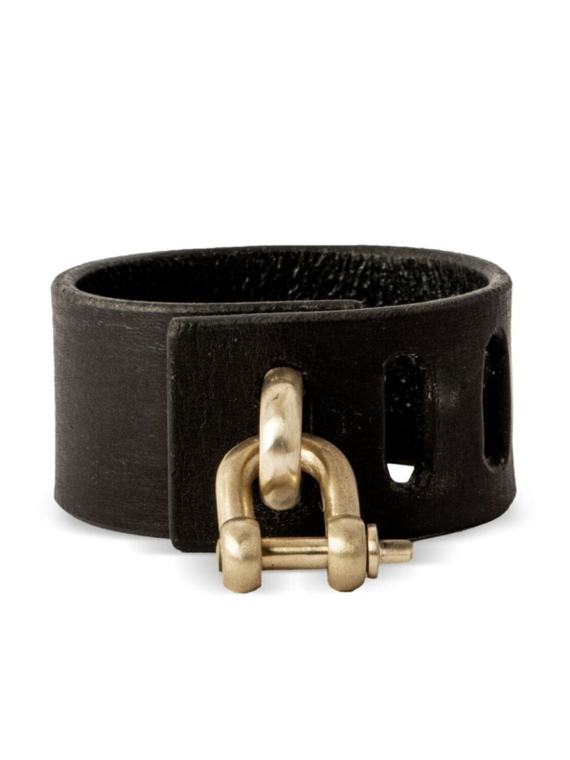 

Кожаный браслет с подвесками Restraint Charm Parts of Four, черный