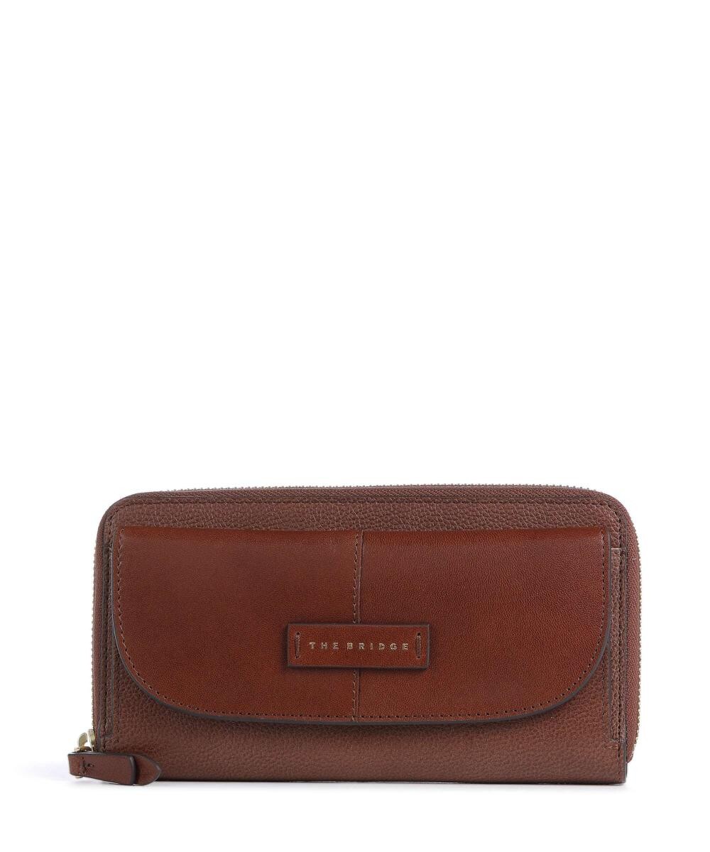 

Кошелек elisabetta rfid из зернистой яловой кожи The Bridge, коричневый