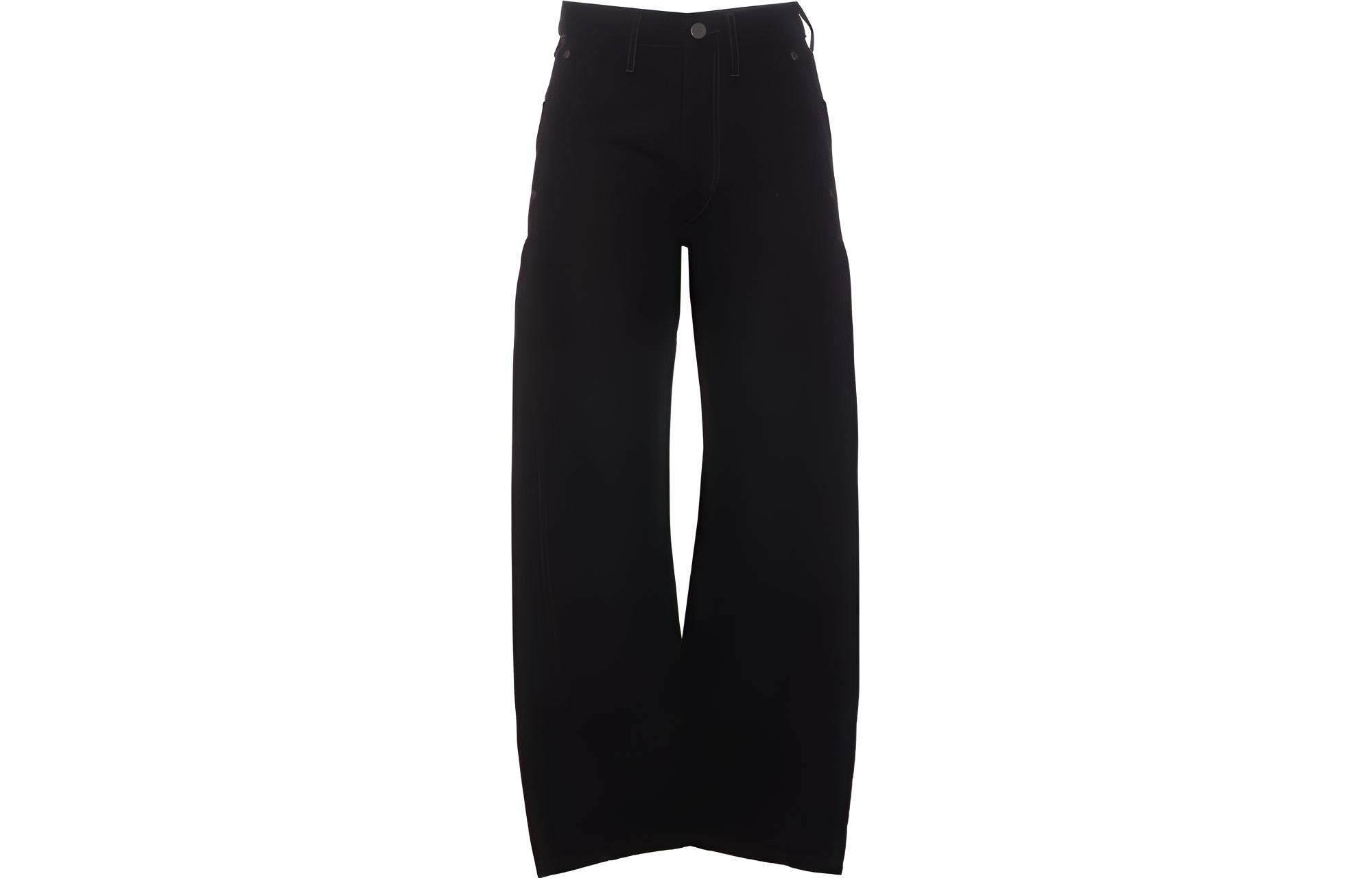 

Скрученные укороченные джинсы с высокой талией Lemaire, черный