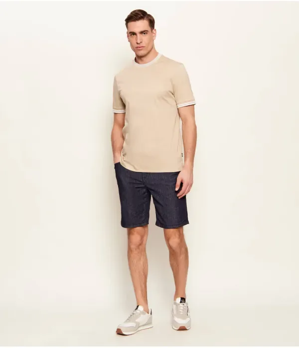 Футболка H-Tessler slim fit Boss, бежевый — фото 2