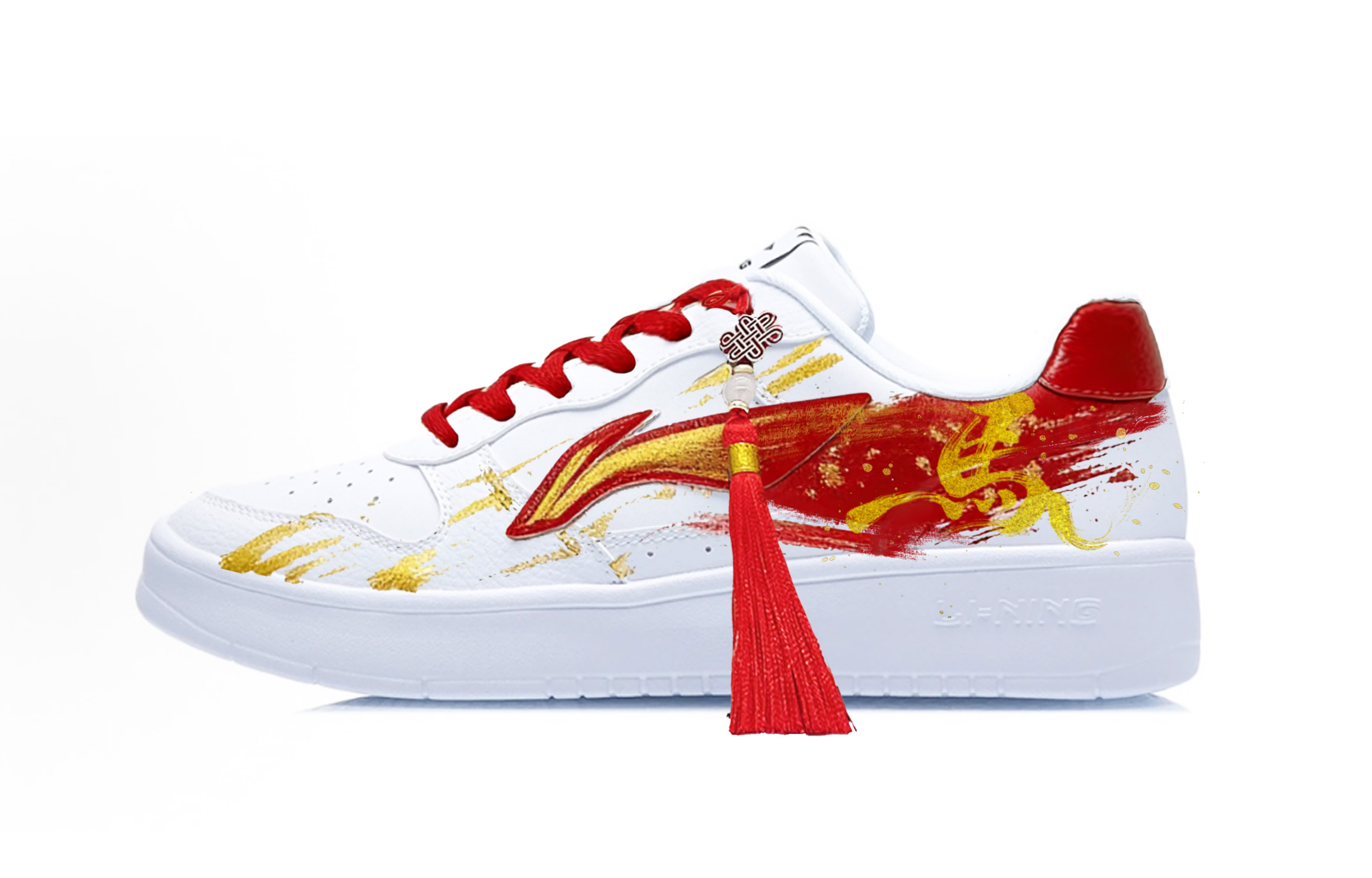 

Кроссовки Li-Ning Floating Boat Height Increasing Low top мужские красные белые
