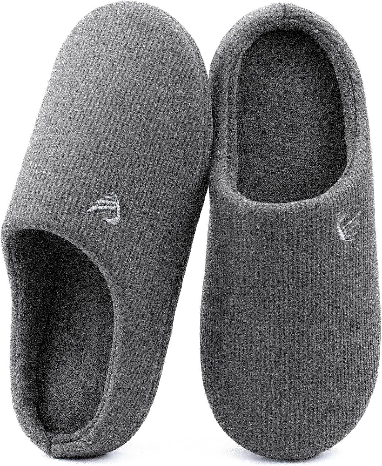 

Мужские домашние тапочки ULTRAIDEAS с комфортной пенной стелькой с эффектом памяти, противоскользящие, темно-серый