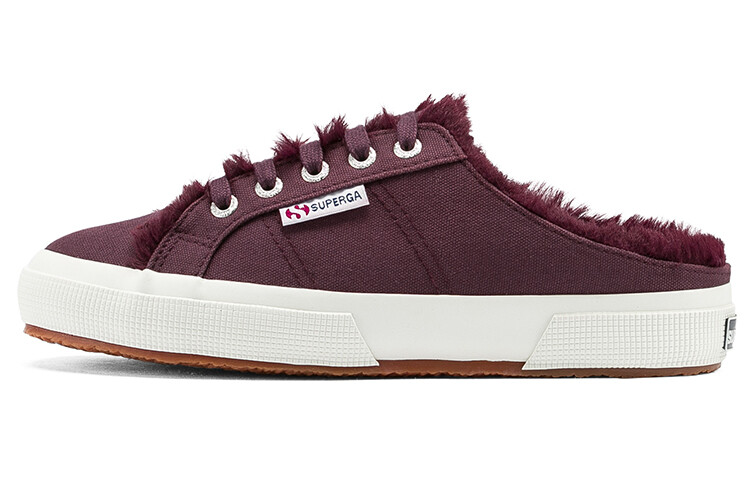 Женская повседневная обувь, женская бордовая Superga