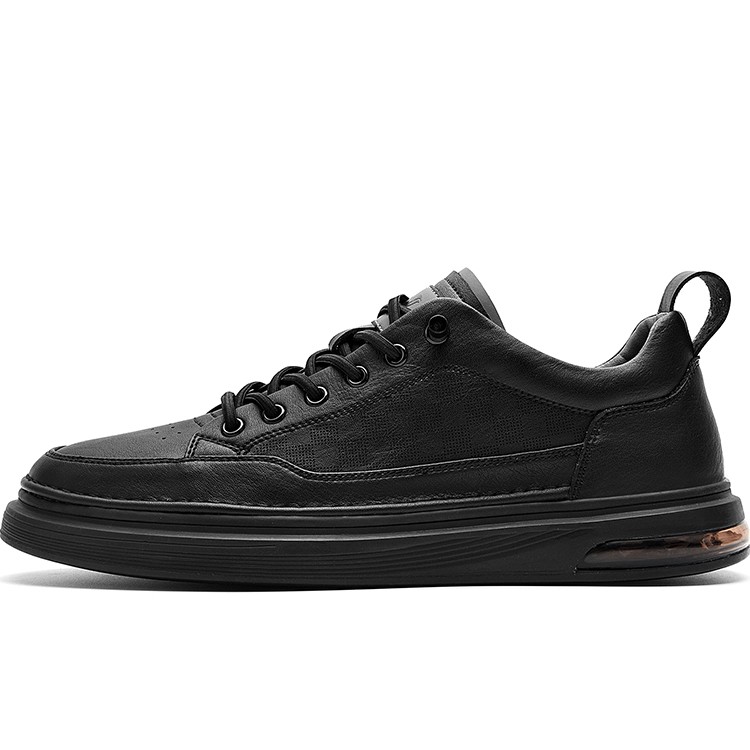 

Износостойкие, легкие, дышащие и нескользящие. Низкие мужские кроссовки для скейтбординга, черные Rich birds, Black