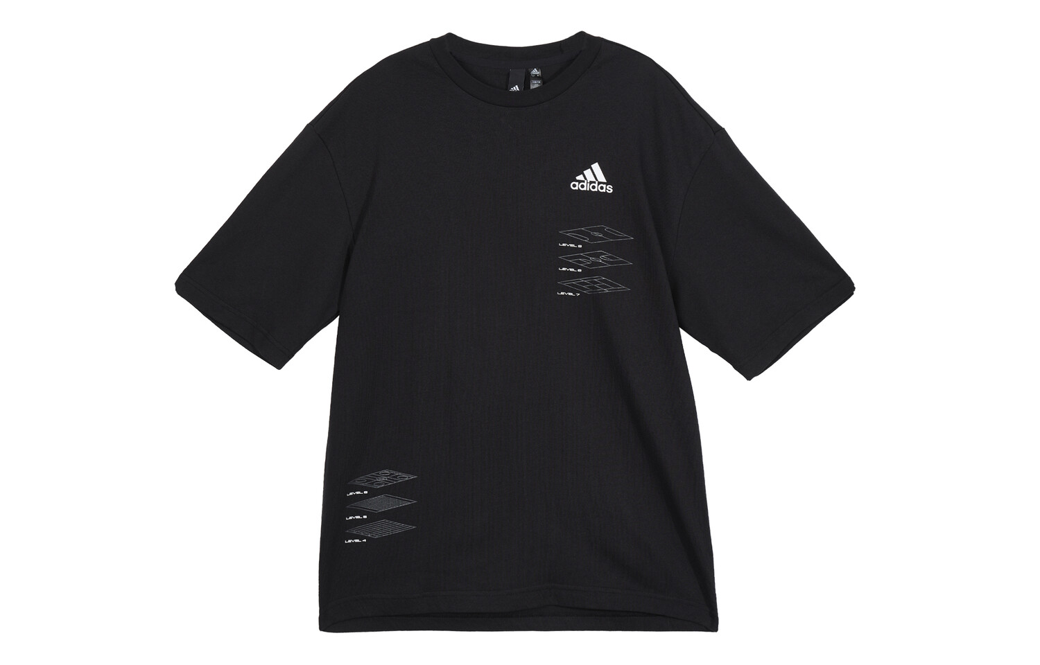

Футболка мужская черная Adidas, черный