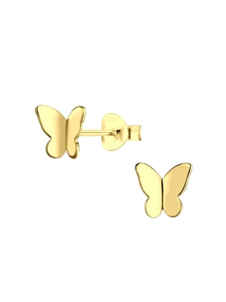 

Alexander York Серьги-бабочки, серьги-гвоздики из золота, изготовленные из серебра 925 пробы, комплект из 2 штук