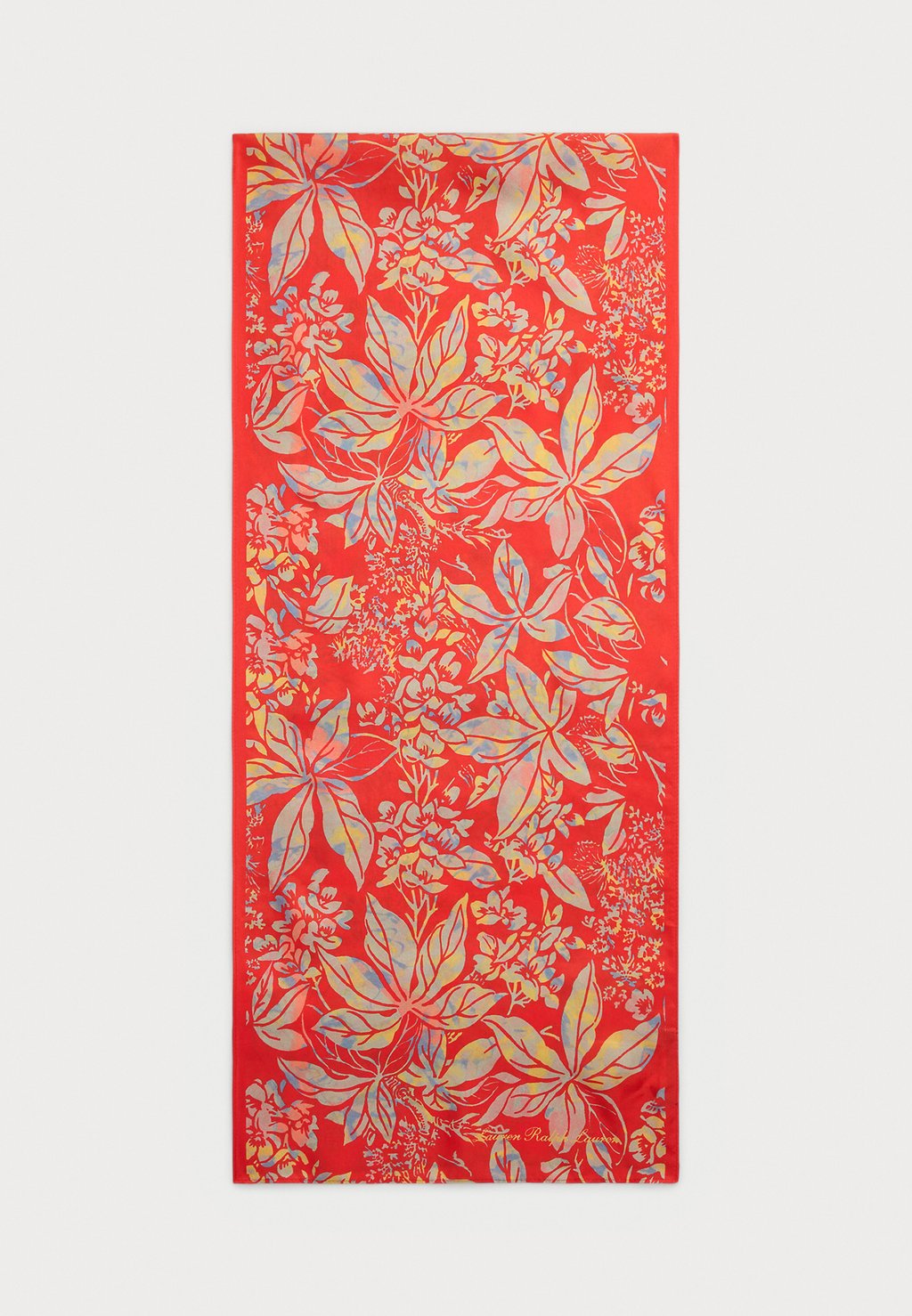 

Шарф FLORAL SILK SCARF Lauren Ralph Lauren, оранжевый