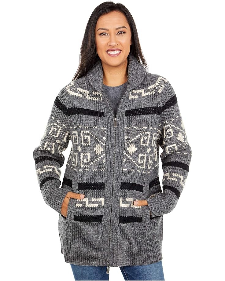 

Свитер Pendleton Long Westerley Cardigan, цвет Grey/Black