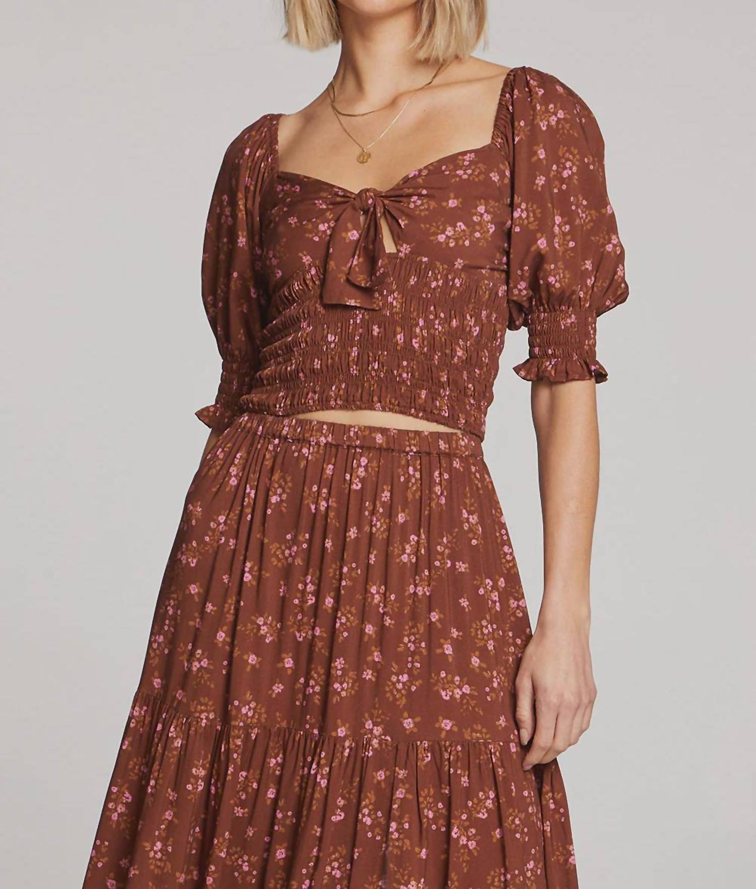 

Топ Karington в цвете пекан Saltwater Luxe, цвет pecan
