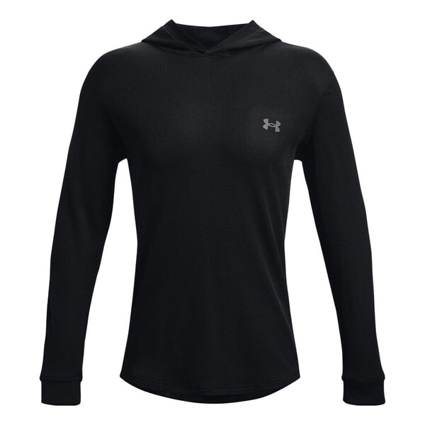

Толстовка waffle hoodie 'black' Under Armour, черный