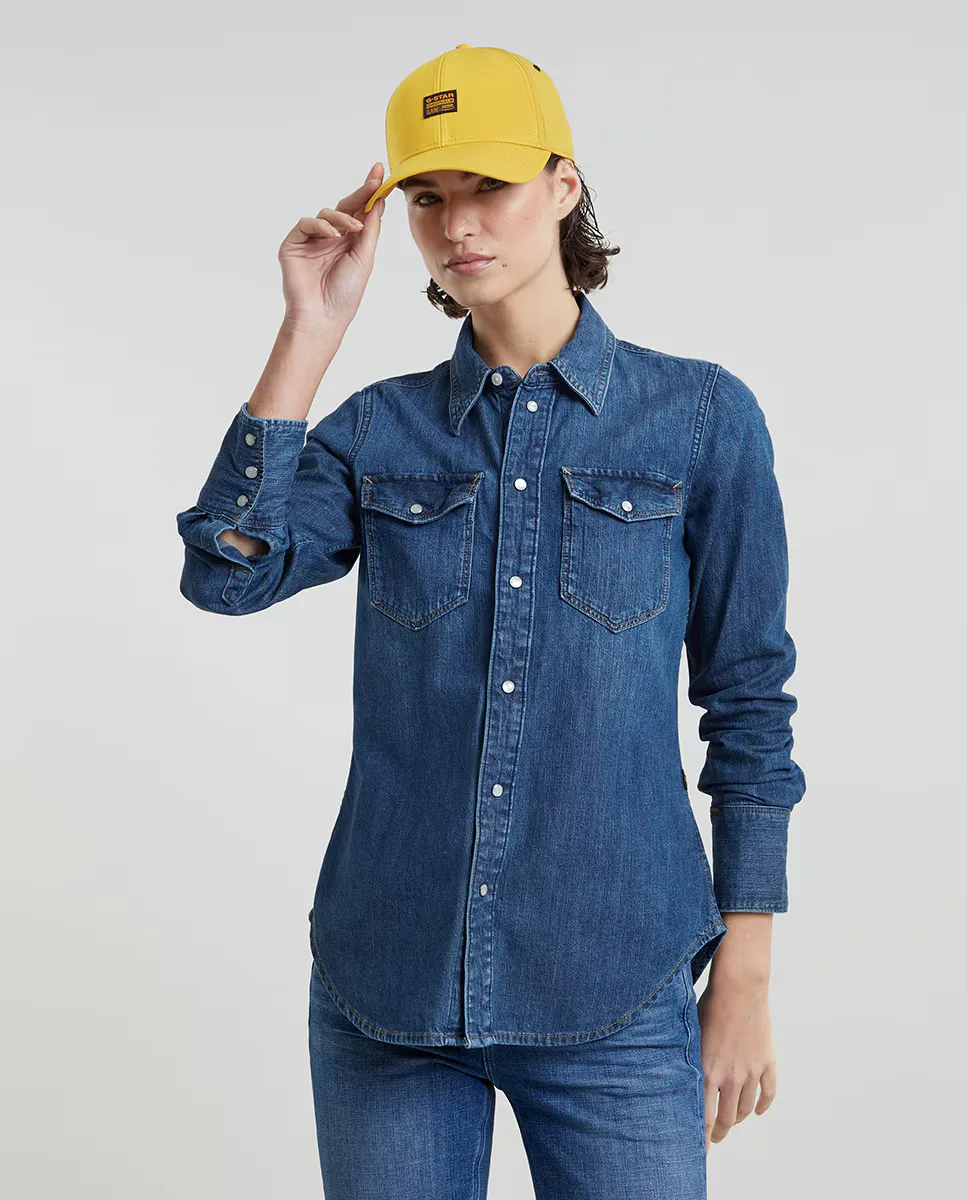 

Женская джинсовая рубашка G-Star RAW, синий