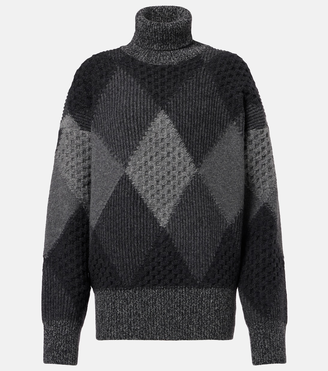 

Водолазка из натуральной шерсти Stella McCartney, Multicolor Grey