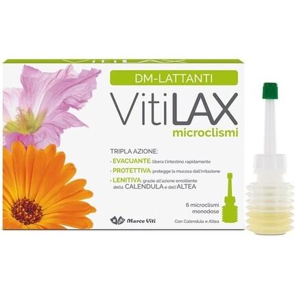

Vitilax Lactating Microclysms 3 г - упаковка из 6 шт. Marco Viti