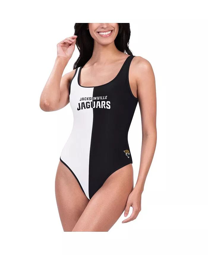 

Женский черно-белый купальник Jacksonville Jaguars Last Stand G-III 4Her by Carl Banks