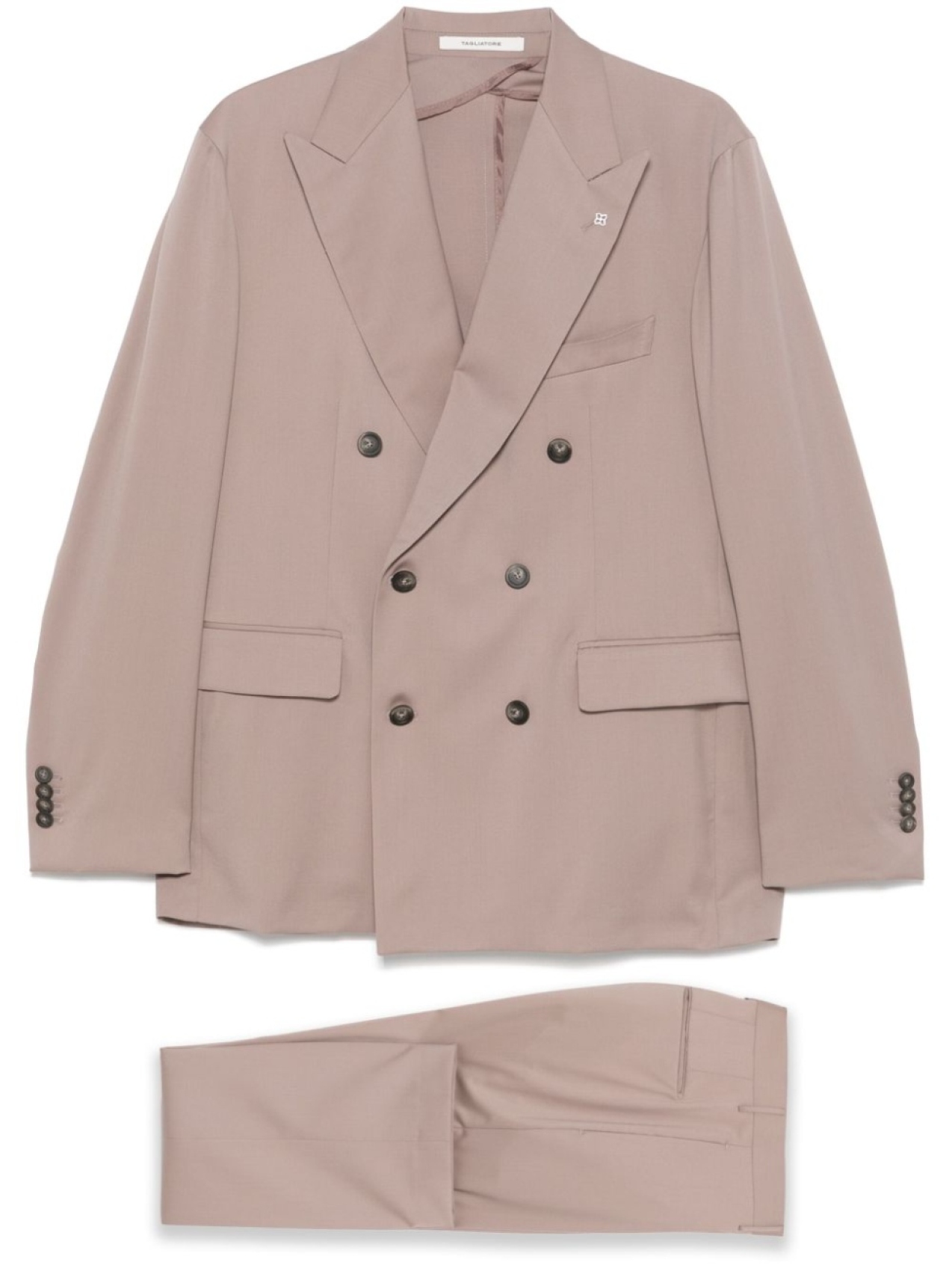 

Tagliatore костюм-двойка из вирджинской шерсти, розовый