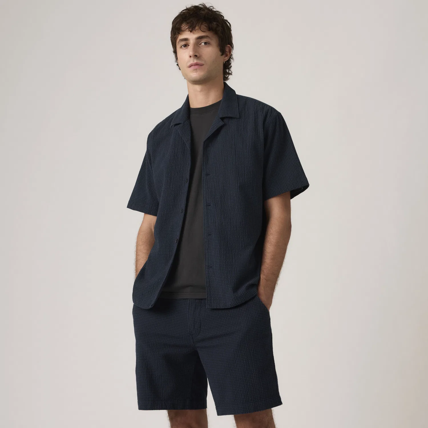 Рубашка из сирсакера Sunset Camp Levi's, Blue