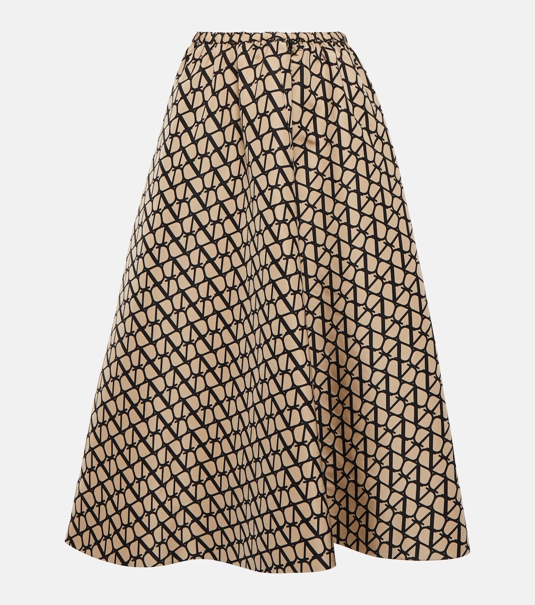 

Шелковая юбка миди Toile Iconographe VALENTINO, разноцветный