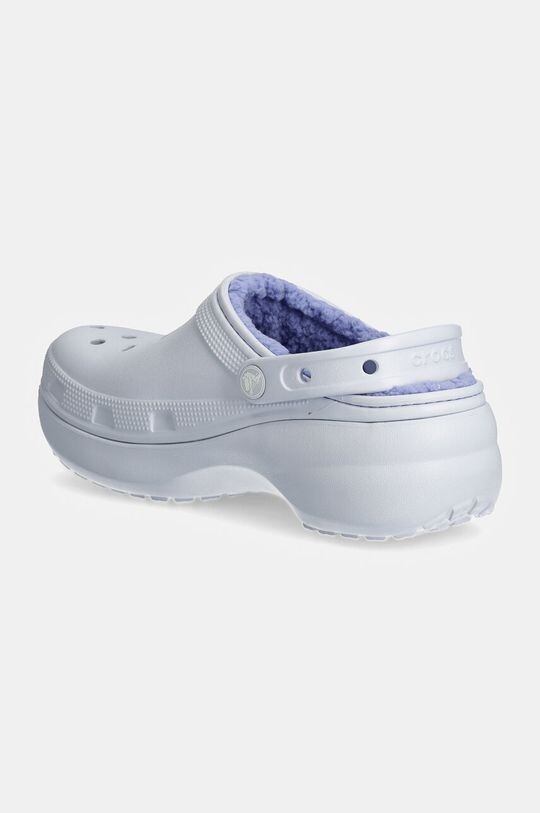 Классические тапочки Clog W на подкладке на платформе Crocs, фиолетовый — фото 3