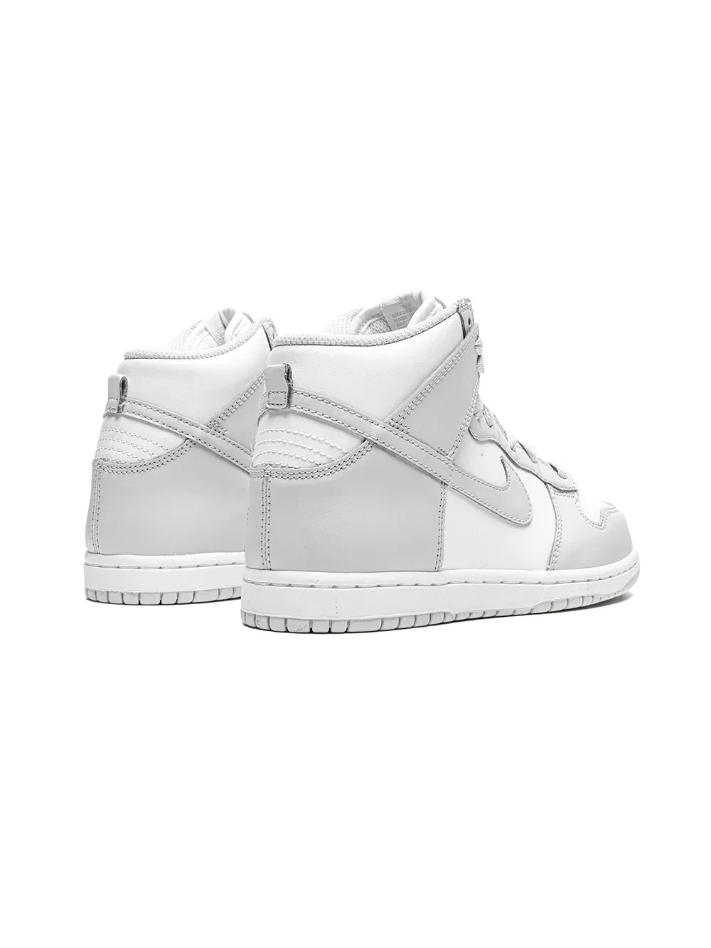 Кроссовки Dunk High "vast grey" Nike Kids, белый — фото 3