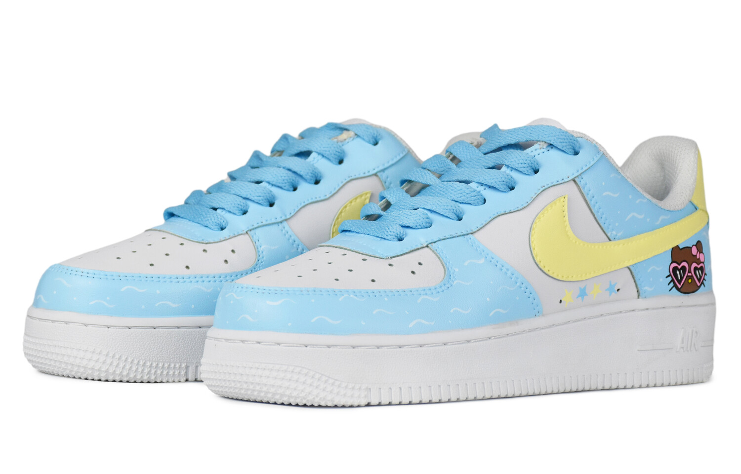 

Кроссовки для скейтбординга Air Force 1 мужские с низким верхом белые/королевские/желтые Nike, Желтый, Кроссовки для скейтбординга Air Force 1 мужские с низким верхом белые/королевские/желтые Nike