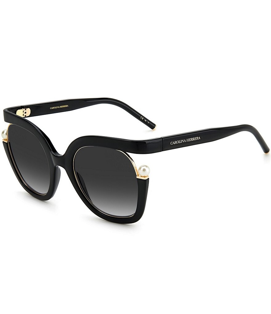 

Carolina Herrera Женские овальные солнцезащитные очки CH0003 55 мм, черный