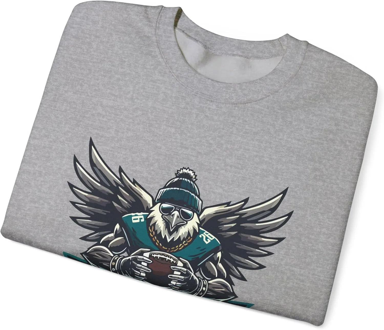 Толстовка PHI Football Fan с принтом Wings #26 Fly Birds LIX — фото 3