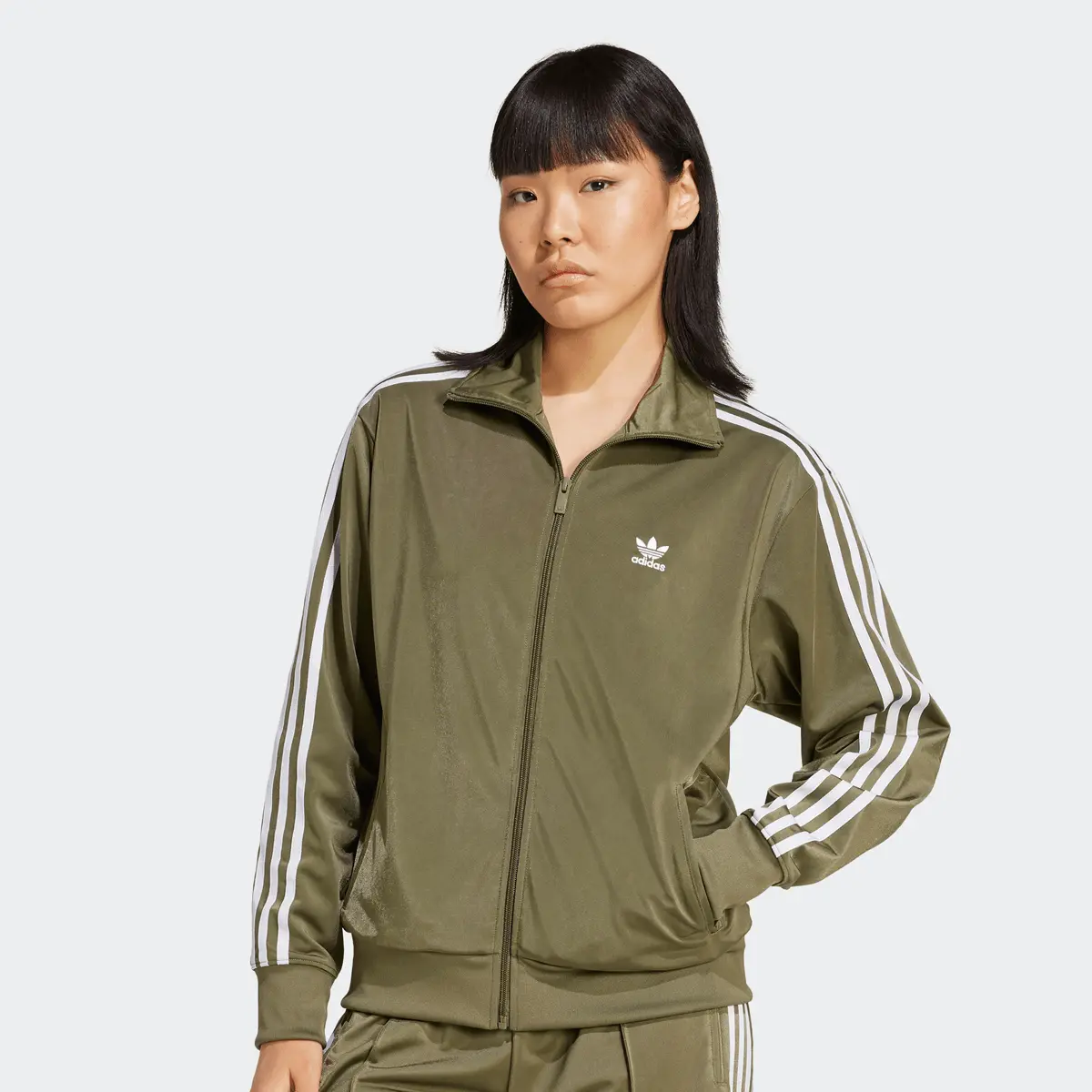 

Куртка adidas Originals Adicolor Classics Loose Firebird Track Top, зеленый/белый