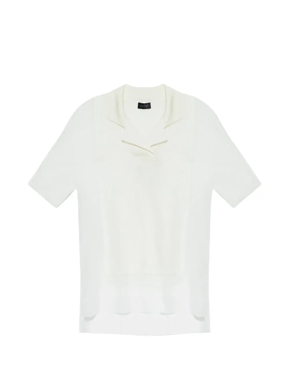 Рубашка Lacoste с V-образным вырезом, белая