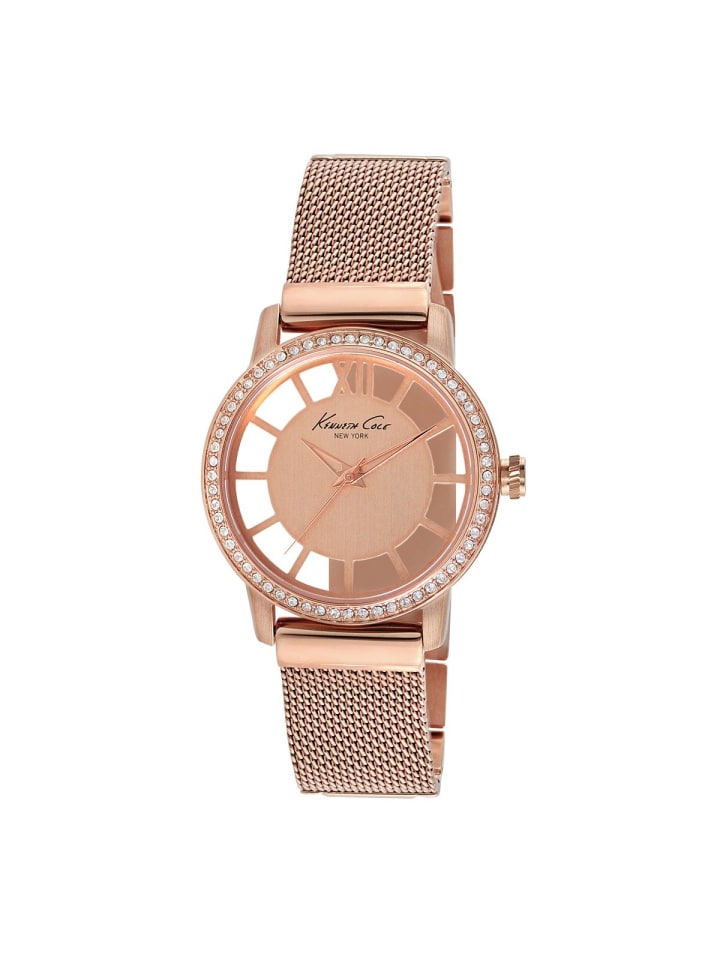 

Kenneth Cole Кварцевые часы 10007904 / KC4955 в корпусе из розового золота