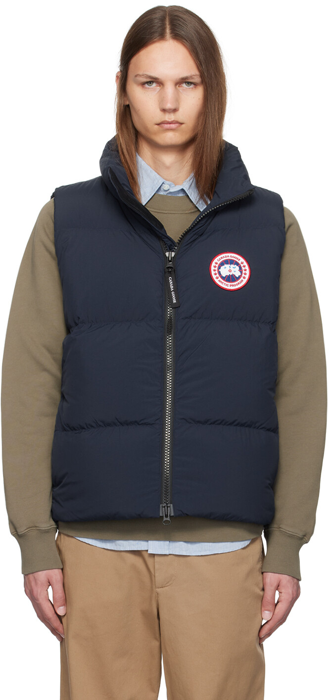 

Жилет Navy Lawrence Puffer Down Canada Goose, Синий, Жилет Navy Lawrence Puffer Down Canada Goose