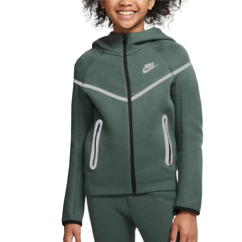 Свитшот Sportswear Tech Fleece Vintage Green для подростков Nike — фото 4