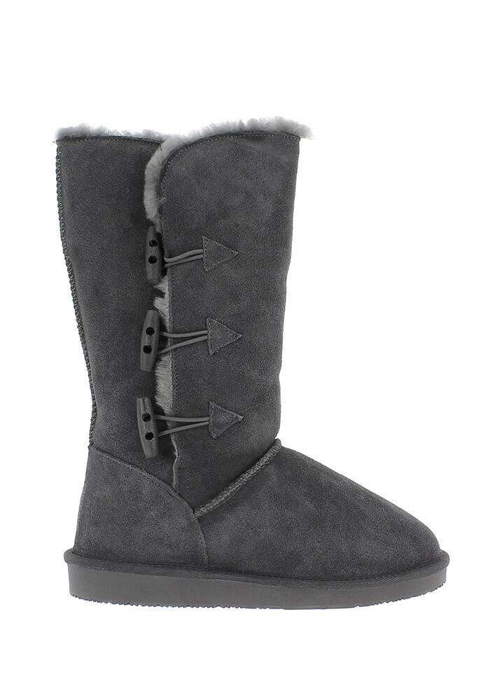 

Ботинки NICEBAY Leder Winterstiefel Meander, темно-серый
