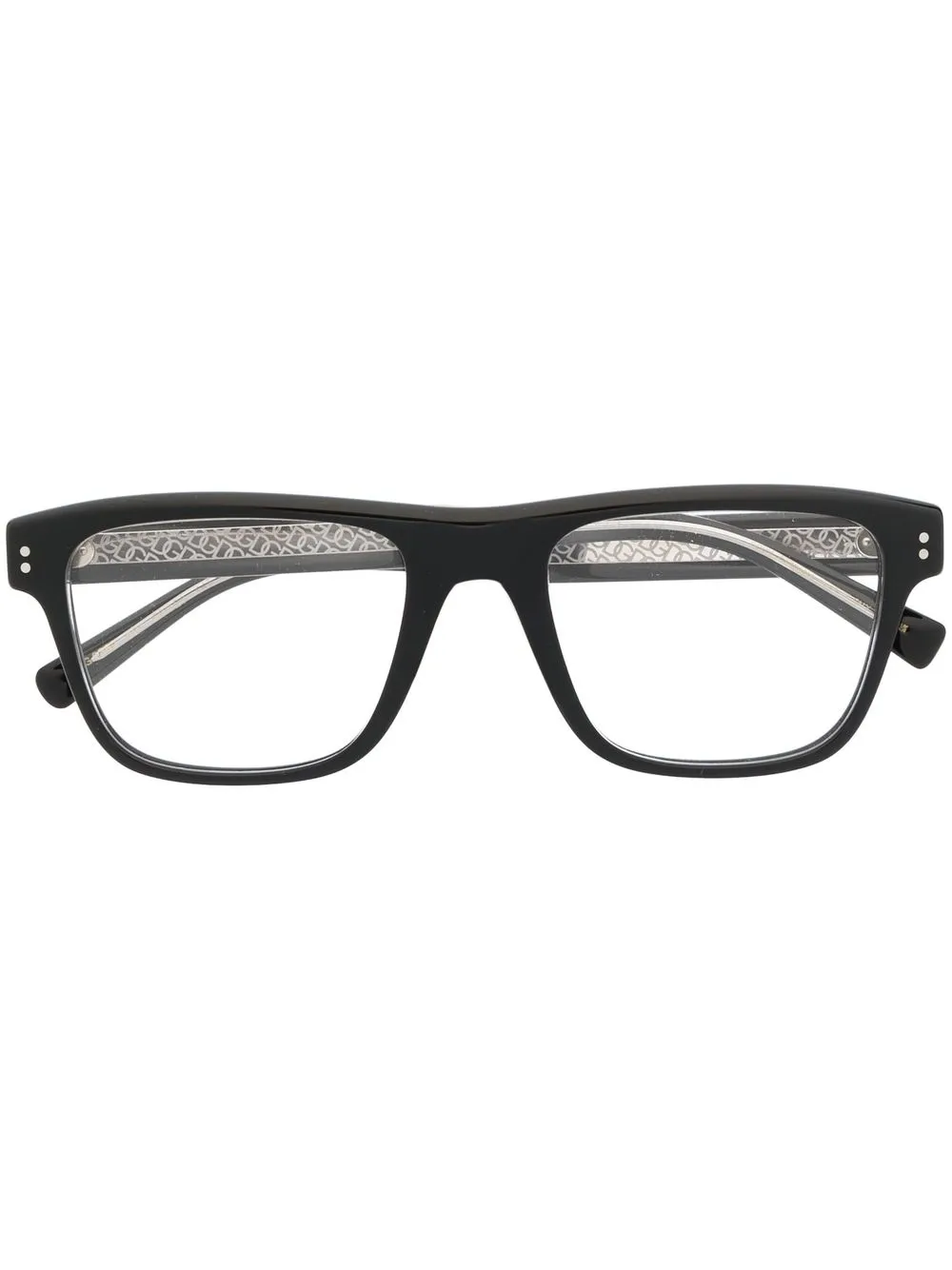 

Очки в квадратной оправе Dolce & Gabbana Eyewear, черный