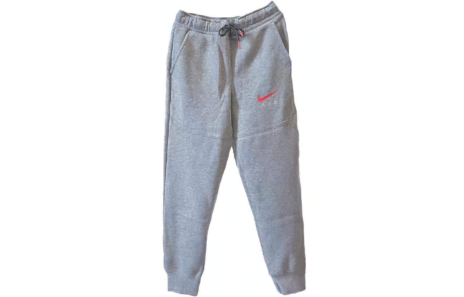 Детские вязаные спортивные штаны Nike, серые — фото 2