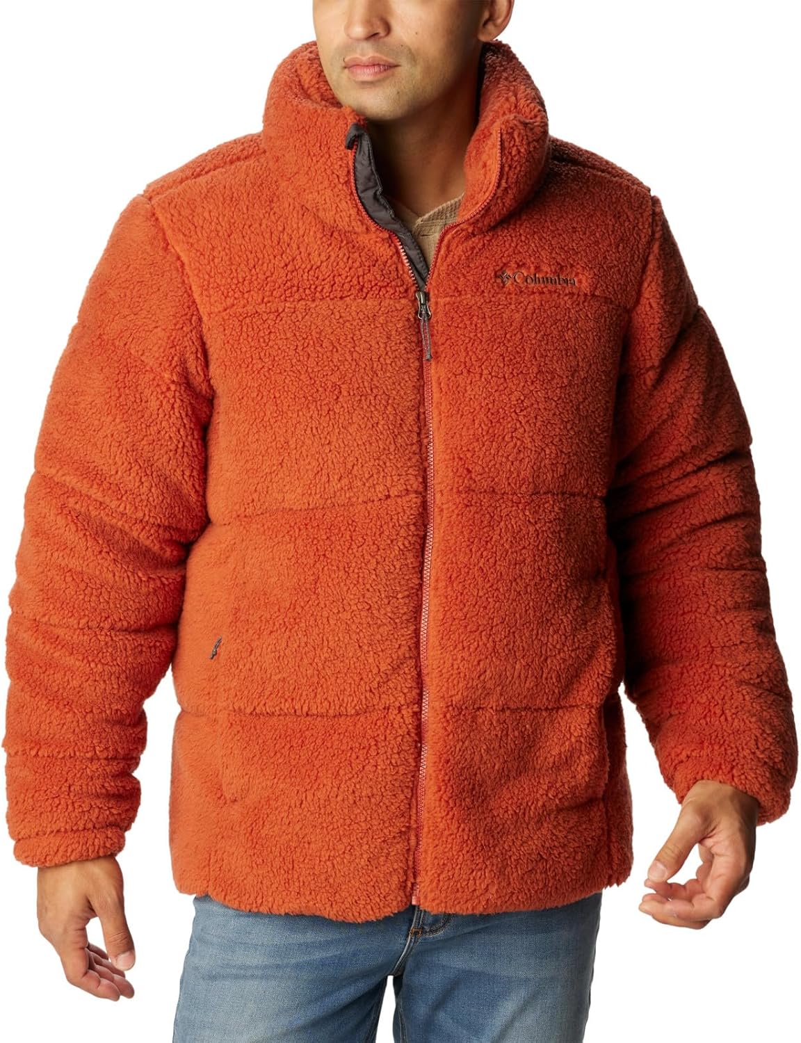 

Куртка Columbia Puffect Sherpa мужская, Warp Red
