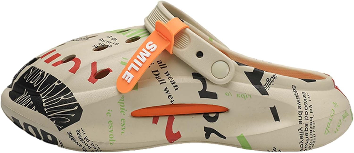 

Удобные летние сланцы для мужчин из Баотоу, с толстой подошвой, противоскользящие, повседневные с отверстиями Generic, Miju