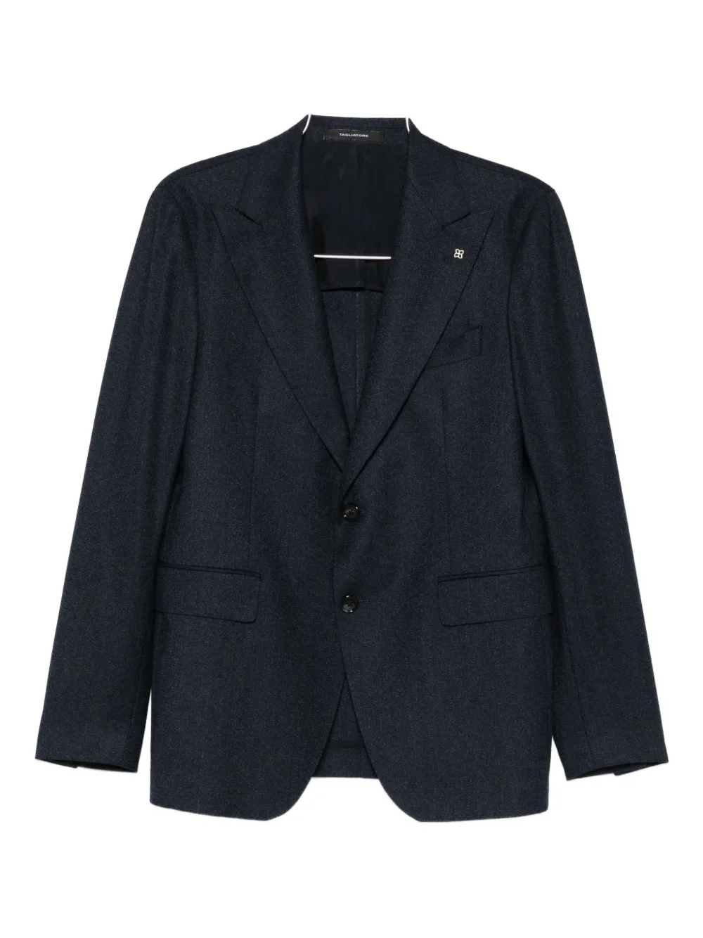 

Костюм с лацканами с вырезом Tagliatore, синий