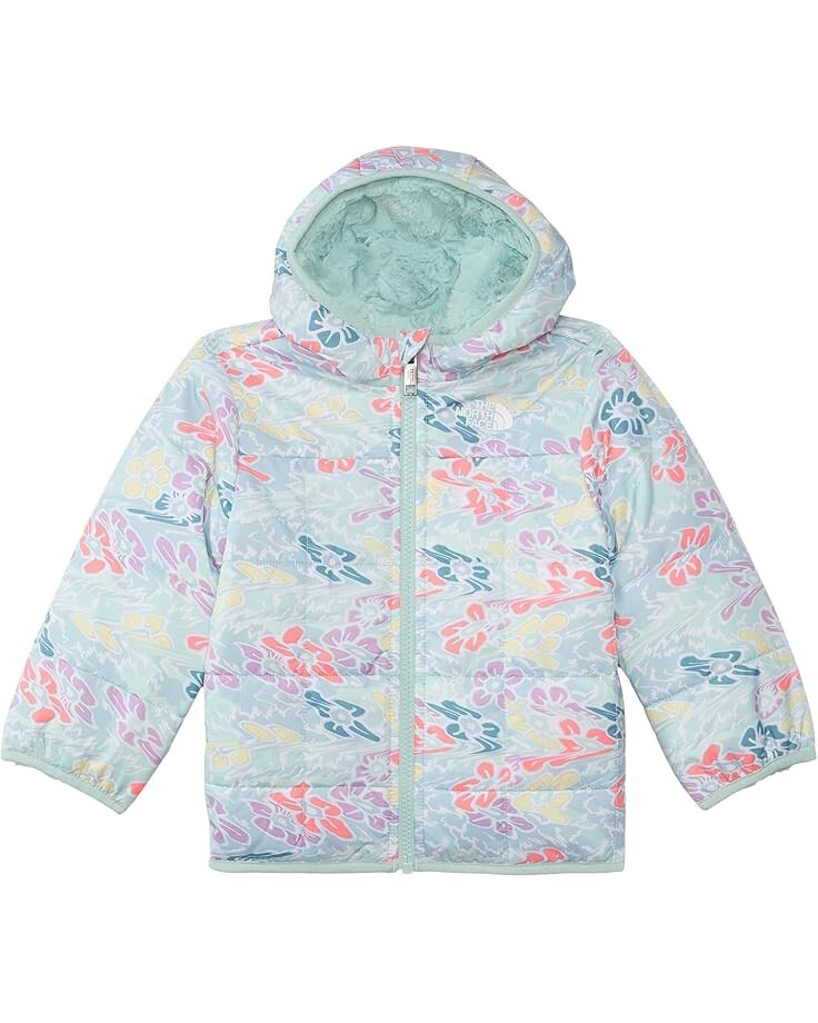 

Куртка The North Face Kids Reversible Shasta Full Zip Hooded Jacket, цвет Muted Pine Folk Floral Tossed Print