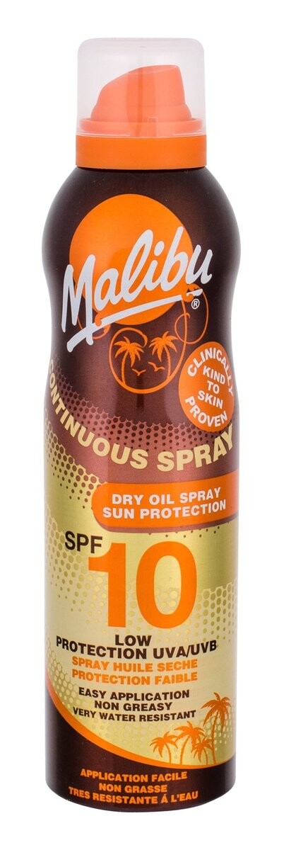 

Malibu, Лосьон-спрей, Сухое масло-спрей, Spf10