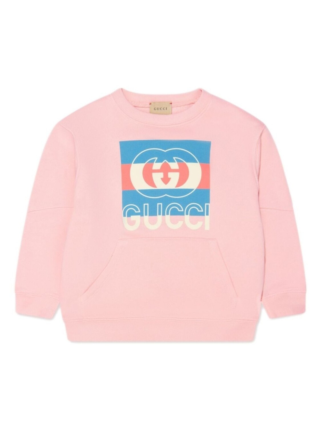

Gucci Kids толстовка с логотипом, розовый