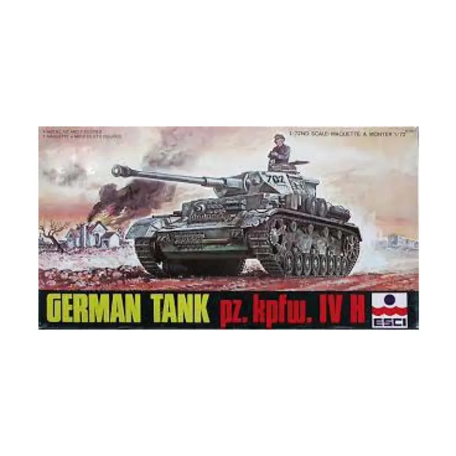 

Немецкий танк – Pz. Кпфв. IV Ч, Plastic Military Figures (1:72) (ESCI)