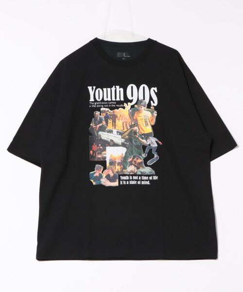 

Футболка с графическим принтом, стритстайл, бренд ZIP FIVE, черный