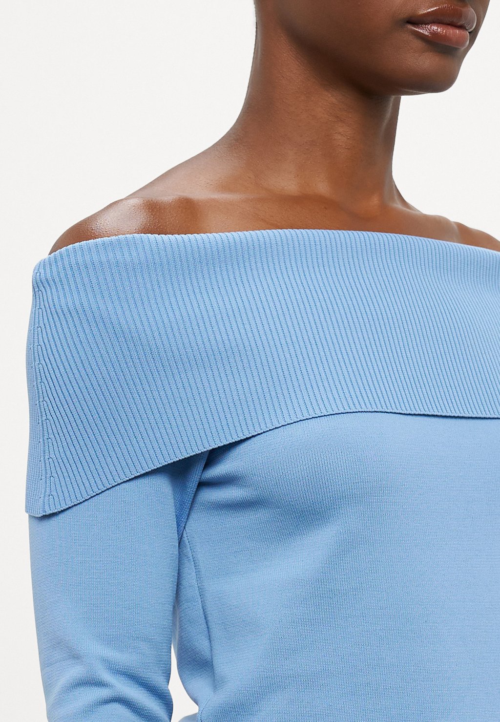 

Джемпер VMMERCURY OFF SHOULDER Vero Moda Petite, светло-голубой