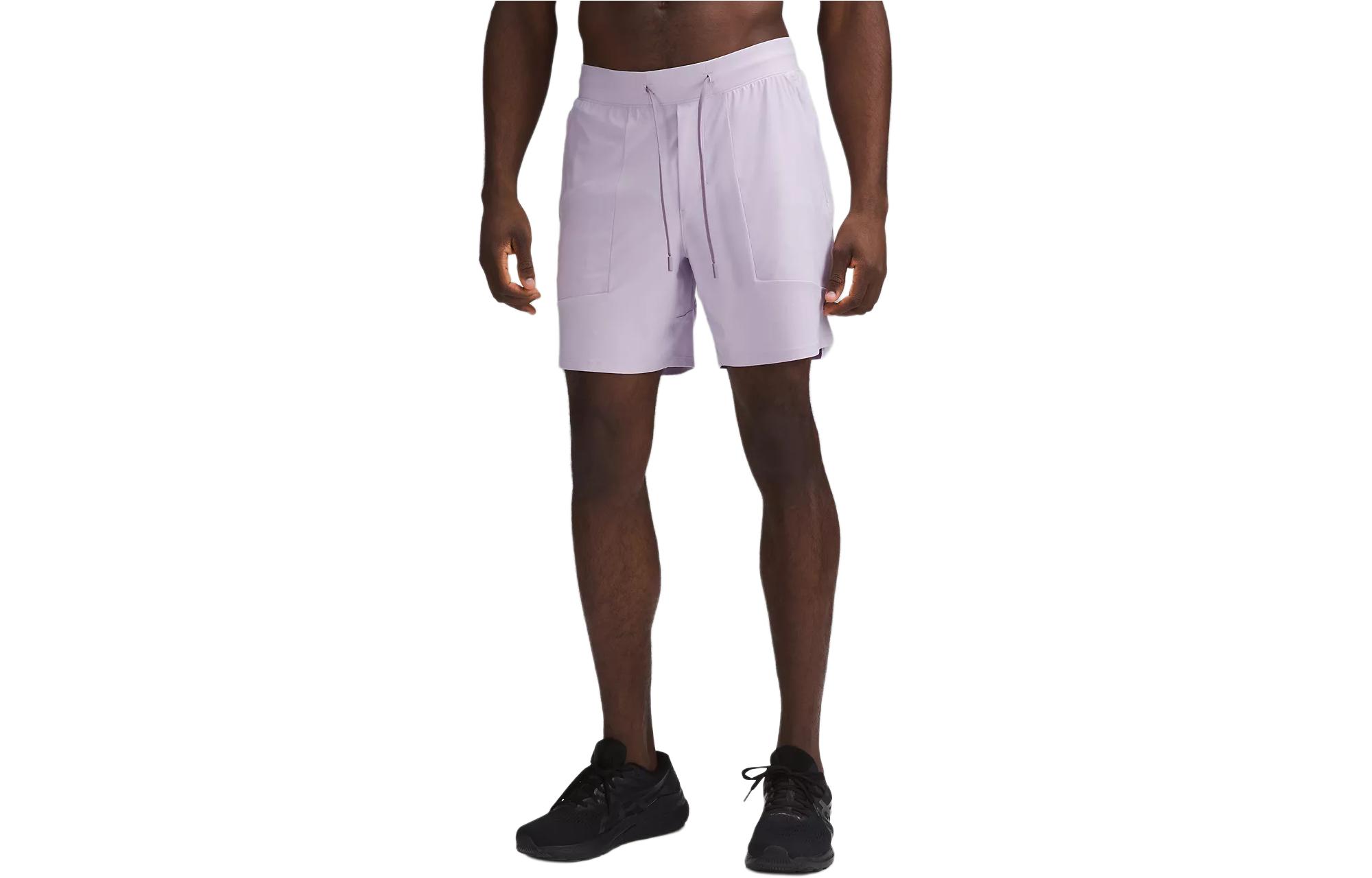 

Коллекция License To Train Без подкладки Шорты 7" Повседневные Мужские Lululemon, Сиреневый Эфир/Сиреневый Эфир