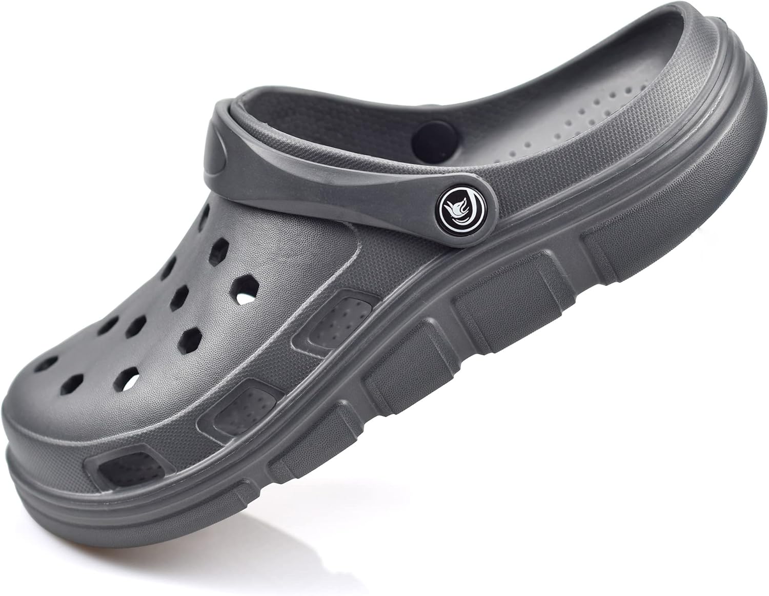 

Сабо PIMIO для женщин и мужчин, туфли на подкладке с поддержкой свода стопы, женские и мужские быстросохнущие водные обувь, повседневные сандалии, удобные домашние тапочки, серый