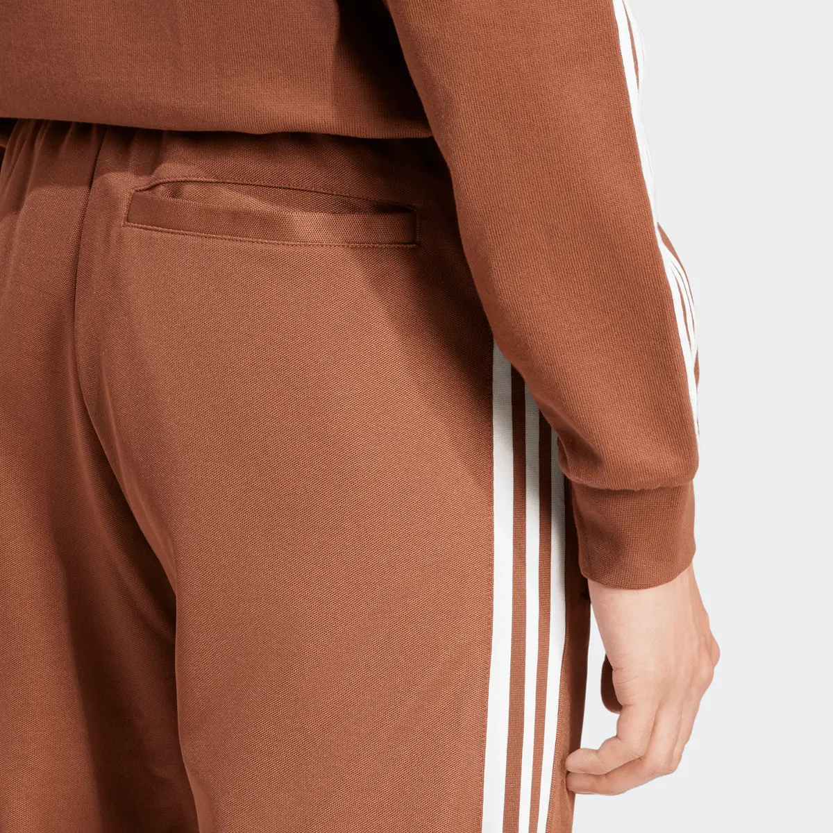 Спортивные брюки adidas Originals adicolor Classics Beckenbauer Trackpants, коричневый — фото 4