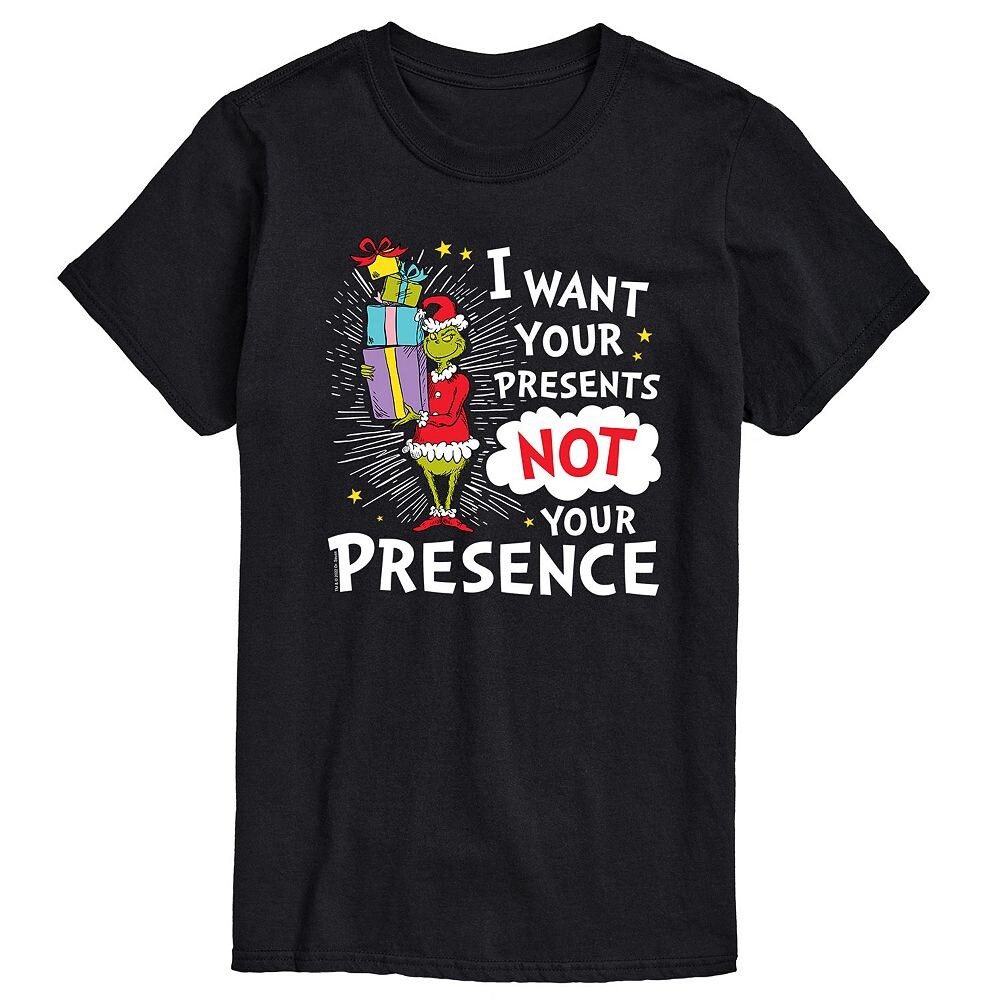 

Футболка Big & Tall Presents Not Presence Licensed Character, черный