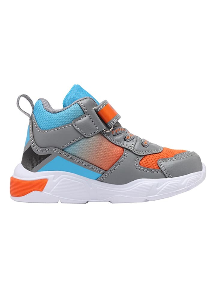 Высокие кроссовки Kangaroos Sneakers K-SLB Clave Mid EV, цвет Blau/Orange — фото 3